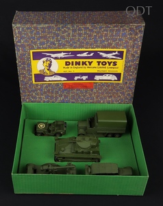 Dinky gift set 5 military vehicles jj712 front