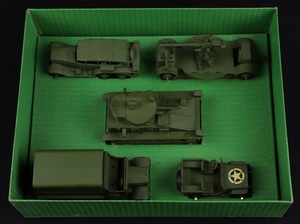Dinky toys gift set 5 military vehicles jj712 models