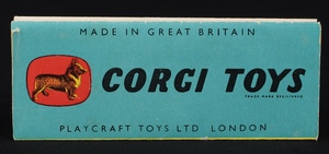 Corgi toys 208 jaguar 2.4l saloon jj716 booklet
