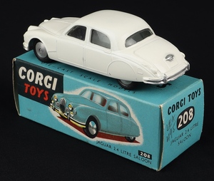 Corgi toys 208 jaguar 2.4l saloon jj716 back