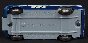 Corgi  toys 340 1967 monte carlo sunbeam imp winner jj719 base
