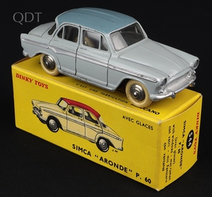 French dinky toys 544 simca aronde jj795 front