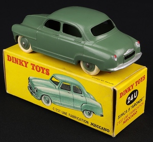 French dinky toys 24u simca 9 aronde jj796 back