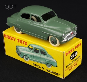 French dinky toys 24u simca 9 aronde jj796 front