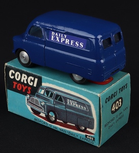 Corgi toys 403 bedford 12cwt van daily express jj813 back