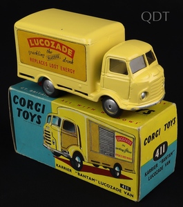 Corgi toys 411 karrier bantam lucozade jj814 front