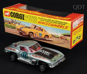 Corgi toys 376 chevrolet corvette stingray jj817 front