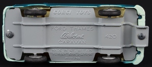 Corgi toys 420 thames airborne caravan jj855 base
