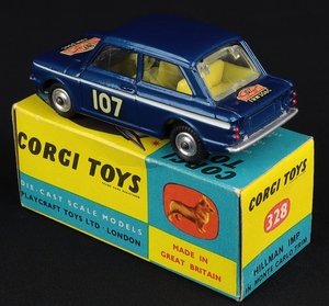 Corgi toys 328 hillman imp monte carlo jj859 back