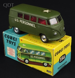 Corgi toys 356 personnel carrier jj890 front