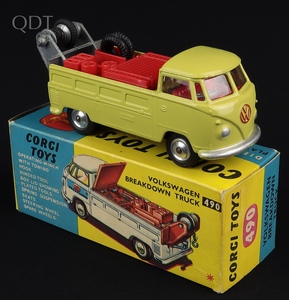 Corgi toys 490 volkswagen breakdown truck jj903 front