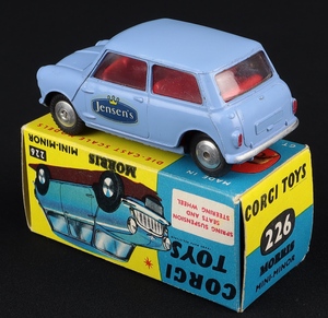 Corgi toys 226 morris mini minor jj907 back