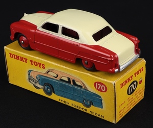 Dinky toys 170 ford fordor sedan jj908 back