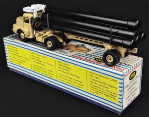 French dinky supertoys 893 unic sahara pipe laying truck jj913 back