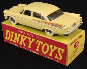 Dinky toys 191 dodge royal sedan jj940 back