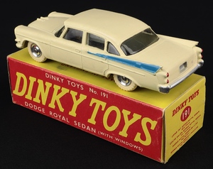 Dinky toys 191 dodge royal sedan  jj941 back