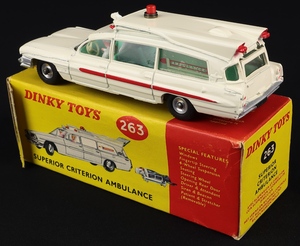 Dinky toys 263 superior criterion ambulance jj976 back