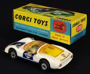 Corgi toys 330 porsche carrera 6 jj998 back