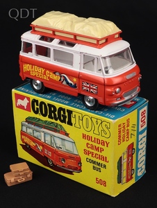 Corgi toys 508 holiday camp special bus jj996 front