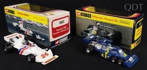Corgi toys 160 hesketh 308 f1 161 elf tyrrell project 34 front