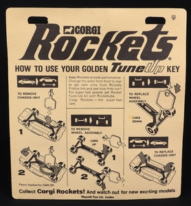 Corgi rockets 921 morgan plus 8 kk56 back