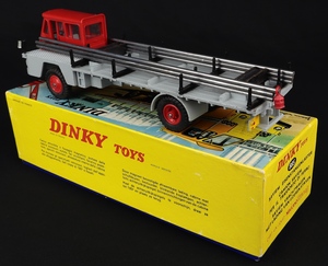 French dinky toys 885 saviem sinpar steel carrier kk128 back
