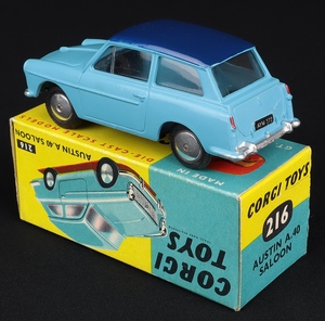 Corgi toys 216 austin a40 saloon kk195 back