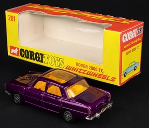 Corgi toys 281 rover 2000 tc kk196 back