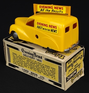 Tri ang minic delivery van evening news kk203 back