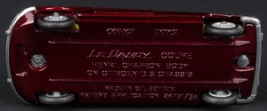 Corgi toys 259 le dandy coupe kk218 base
