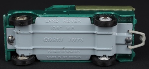 Corgi toys 438 landrover kk299 base