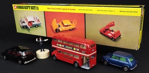 Corgi gift set 11 london transport set kk248 back