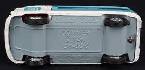 Corgi toys 466 commer milk float kk265 base