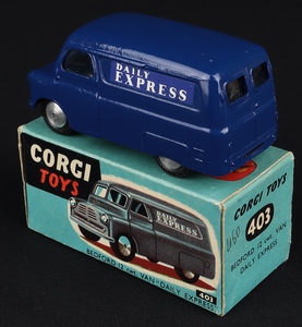 Corgi toys 403 daily express bedford van kk276 back