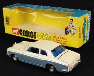 Corgi toys 273 rolls royce silver shadow kk274 back