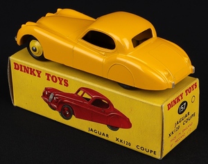 Dinky toys 157 jaguar xk120 coupe kk280 back