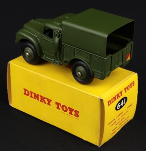 Dinky toys 641 army 1 ton cargo truck kk284 back