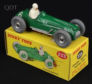 Dinky toys 233 cooper bristol racing car kk297 front