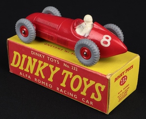 Dinky toys 232 alfa romeo racing car kk299 back