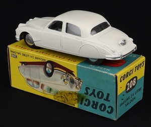 Corgi toys 208 jaguar 2.4 litre saloon kk292 back