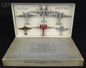 Dinky gift set 64 aeroplane set kk300 front