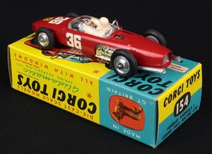 Corgi toys 154 ferrari grand prix racing car formula 1 kk379 back