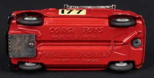 Corgi toys 339 1967 monte carlo mini kk413 base