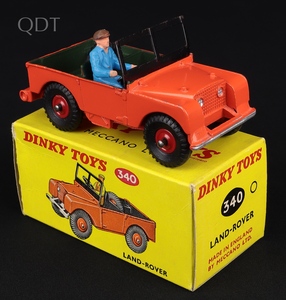 Dinky toys 340 landrover kk419 front