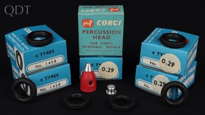Corgi tyres 1458 1480 percussion head kk437