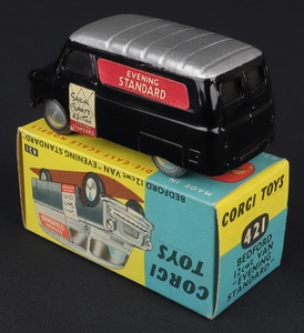 Corgi toys 421 evening standard van kk432 back