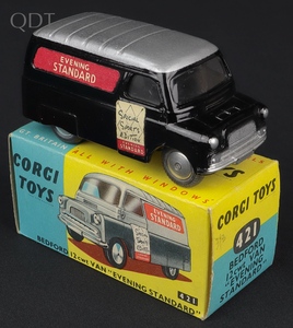 Corgi toys 421 evening standard van kk432 front