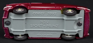 Corgi toys 316 nsu prinz kk469 base