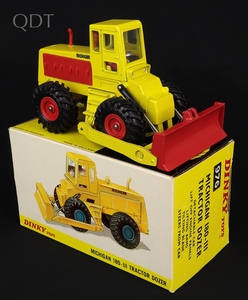 Dinky toys 976 michigan 180 iii tractor dozer kk477 front