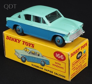 Dinky toys 166 sunbeam rapier saloon kk496 front